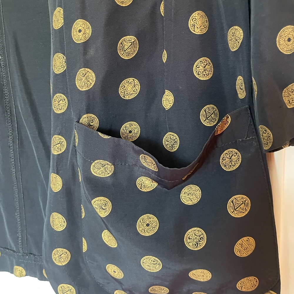 Vintage blazer BGB black and gold - Picture 3 of 11